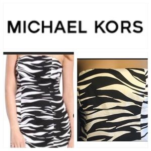 MICHAEL KORS STRAPLESS DRESS